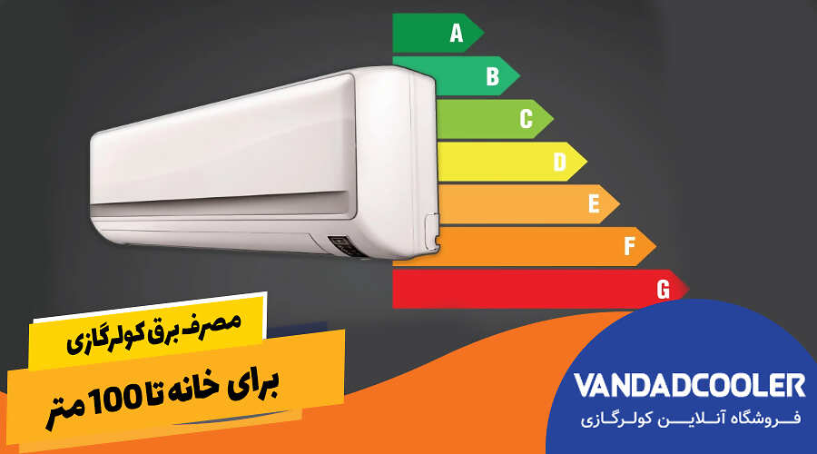 مصرف برق کولرگازی برای خانه تا 100 متر