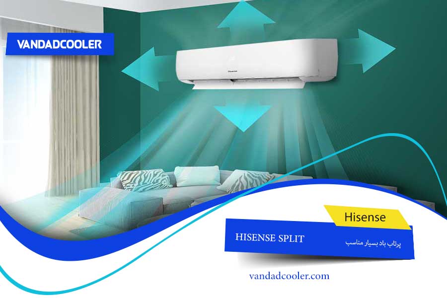 پرتاب باد در کولر گازی های هایسنس